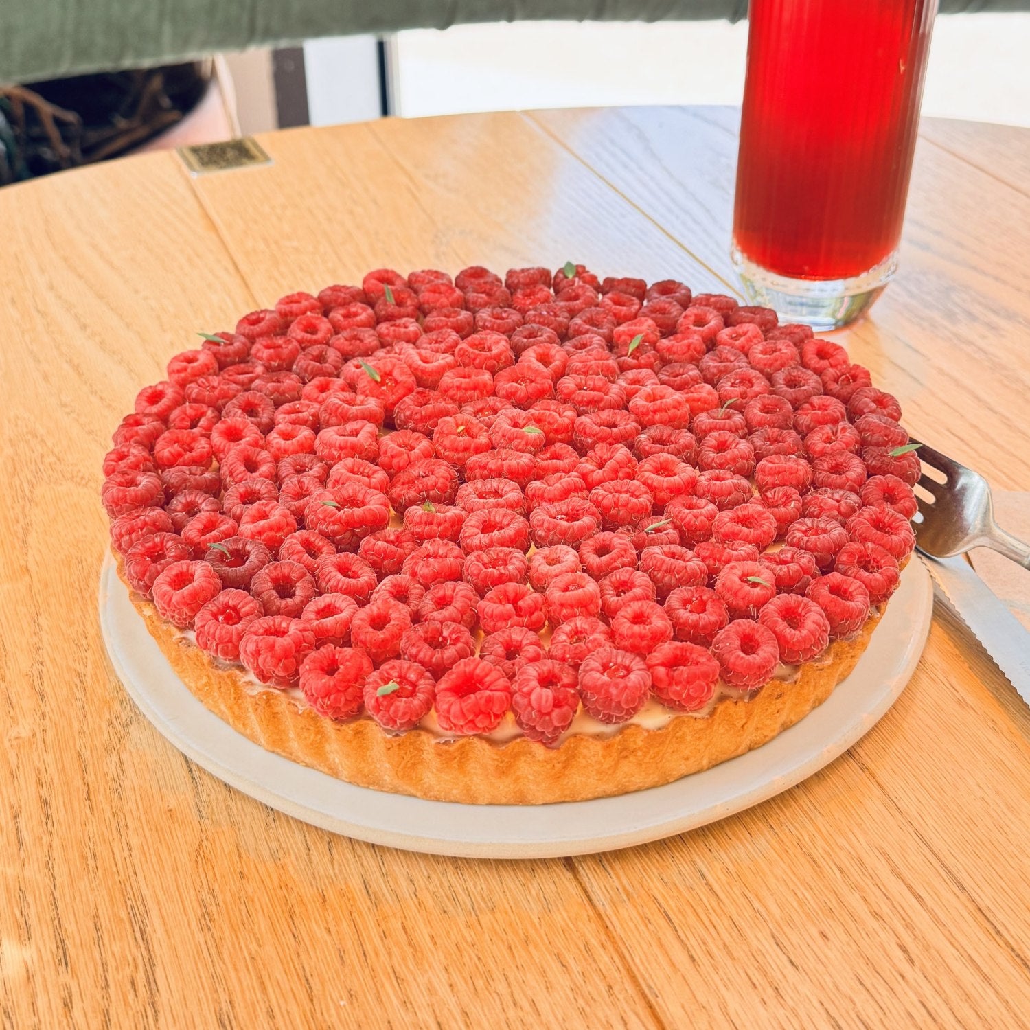 PATE FEUILLETEE TARTE AUX FRAMBOISE (6-8 Kişilik)