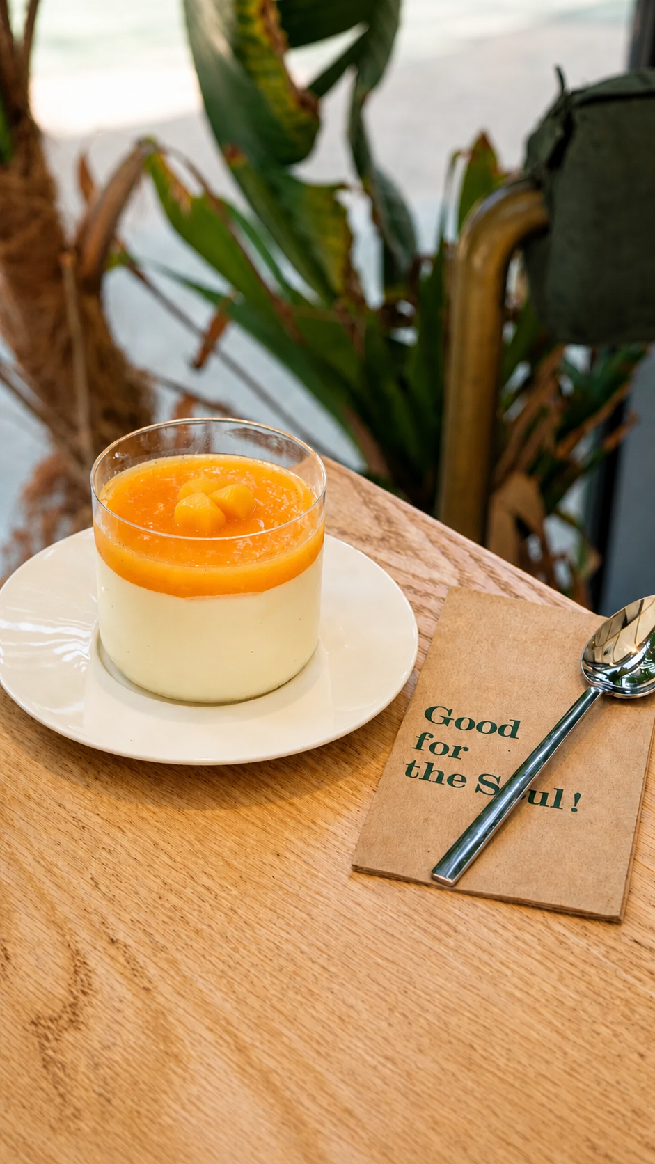 Şeftali & Rooibos Panna Cotta