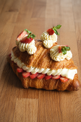 Strawberry - Vanilla Croissant