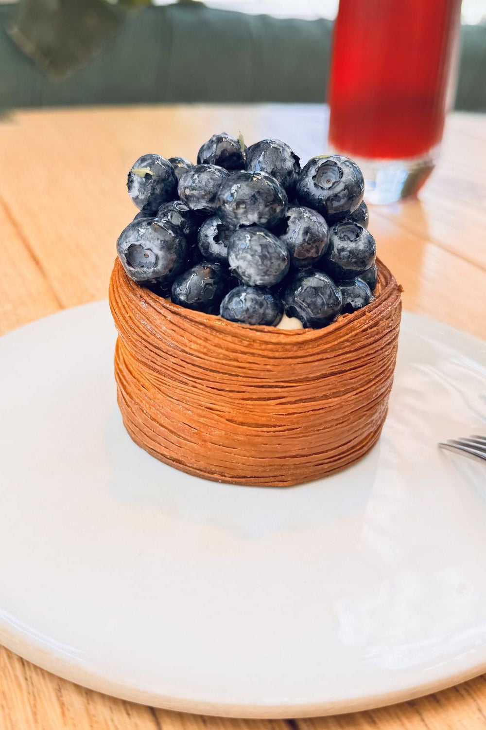 PATE FEUILLETEE TARTE AUX MYRTILLE