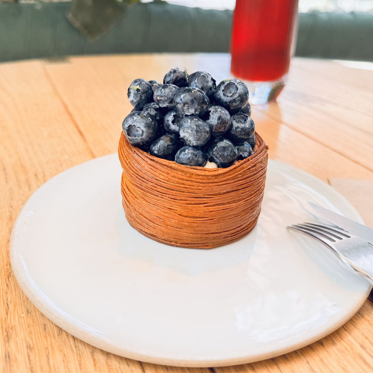 PATE FEUILLETEE TARTE AUX MYRTILLE